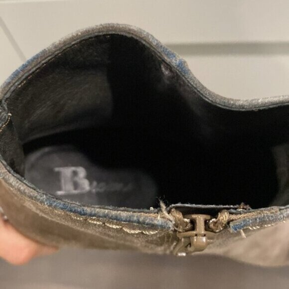 Browns Brown Suede Heeled Ankle Boots size 39 - Picture 11 of 12